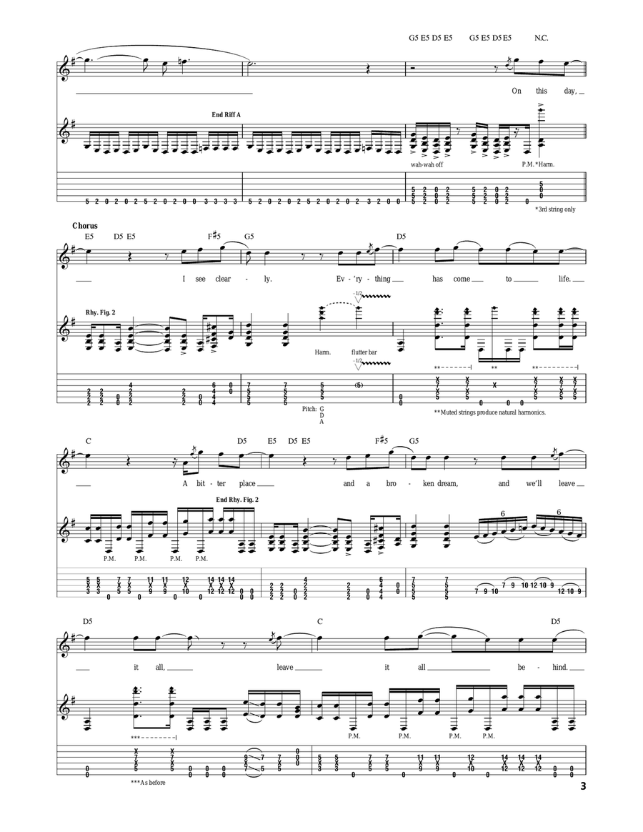 Metalingus Metalingus Acoustic Guitar scores gallery preview page 3