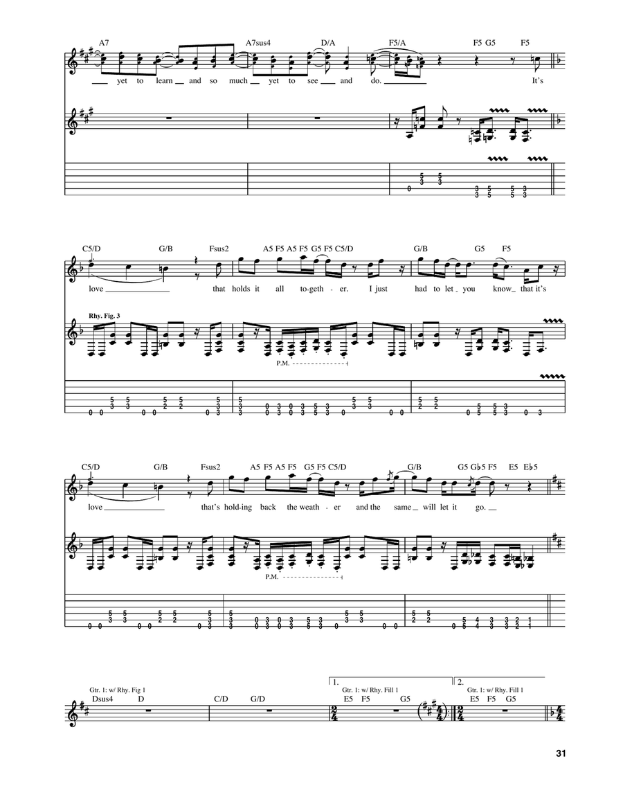 It's Love It's Love Acoustic Guitar scores gallery preview page 2