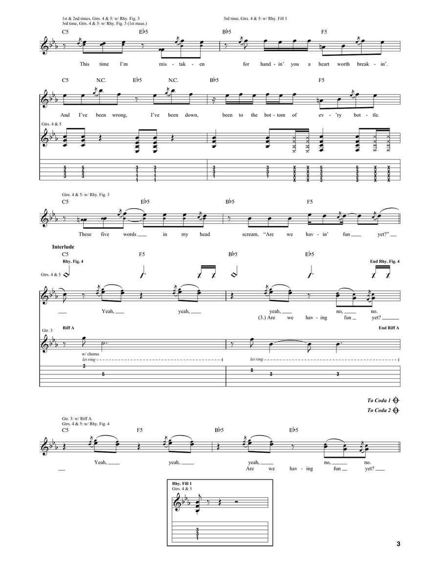 How You Remind Me How You Remind Me Acoustic Guitar scores gallery preview page 3
