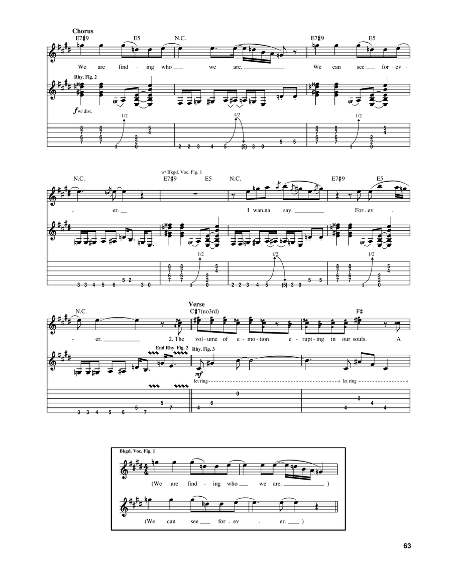 We Are Finding Who We Are Acoustic Guitar scores gallery preview page 2