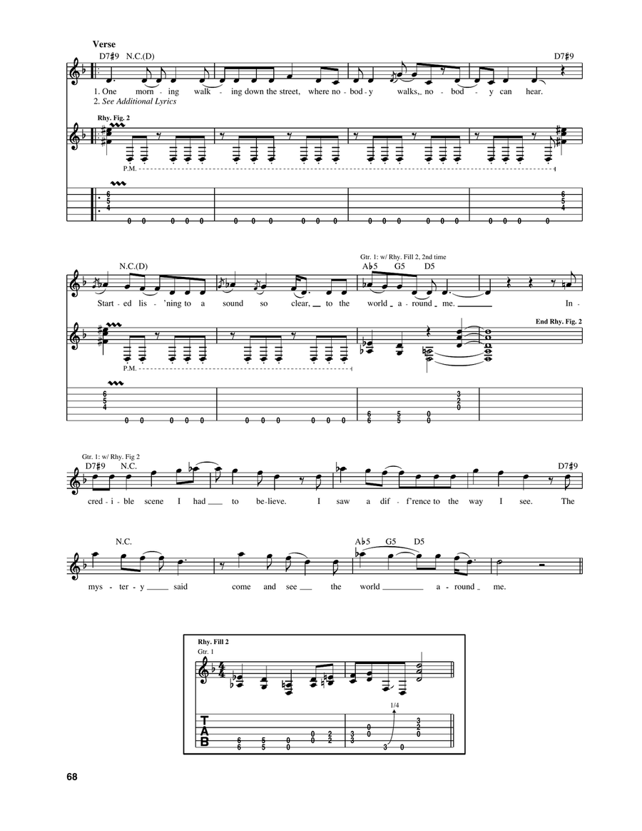 The World Around Me The World Around Me Acoustic Guitar scores gallery preview page 2