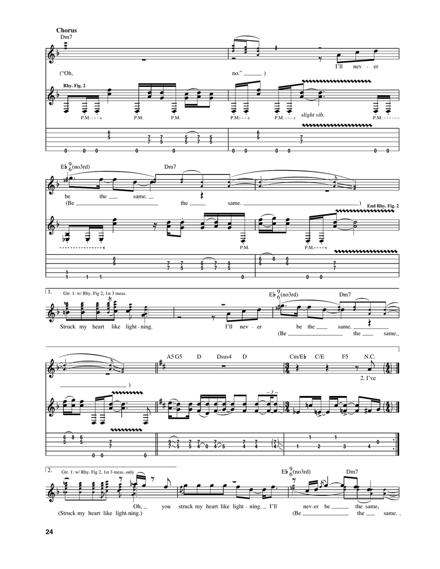 I'll Never Be The Same I'll Never Be The Same Acoustic Guitar scores gallery preview page 2