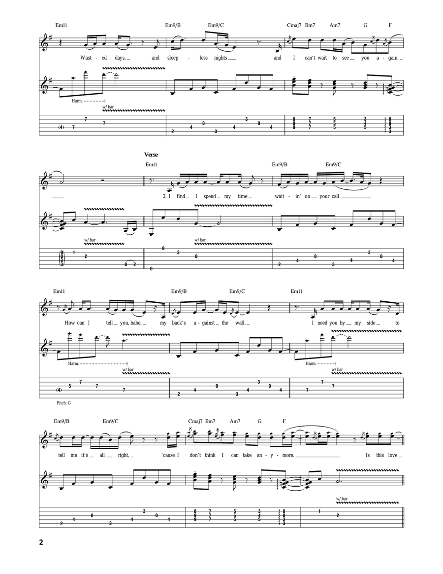 Is This Love Is This Love Acoustic Guitar scores gallery preview page 2