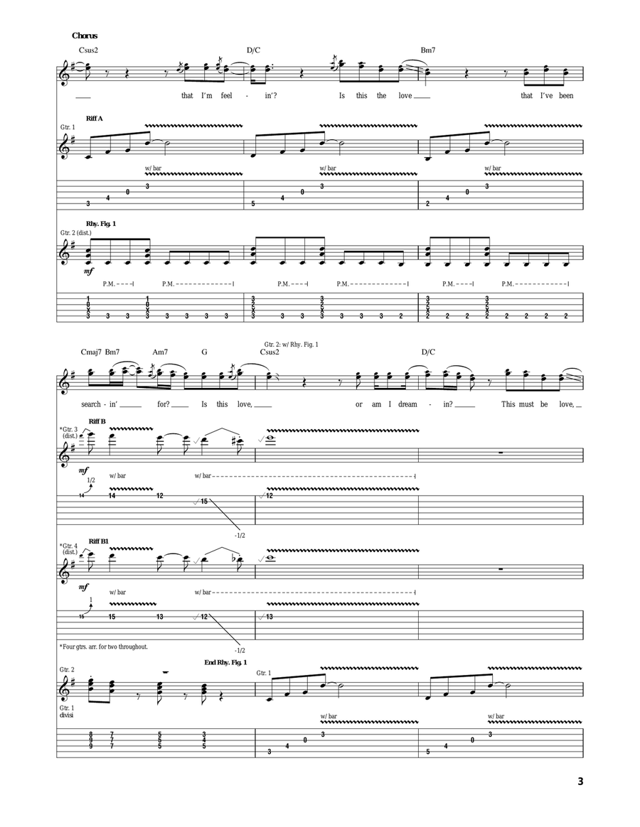 Is This Love Is This Love Acoustic Guitar scores gallery preview page 3