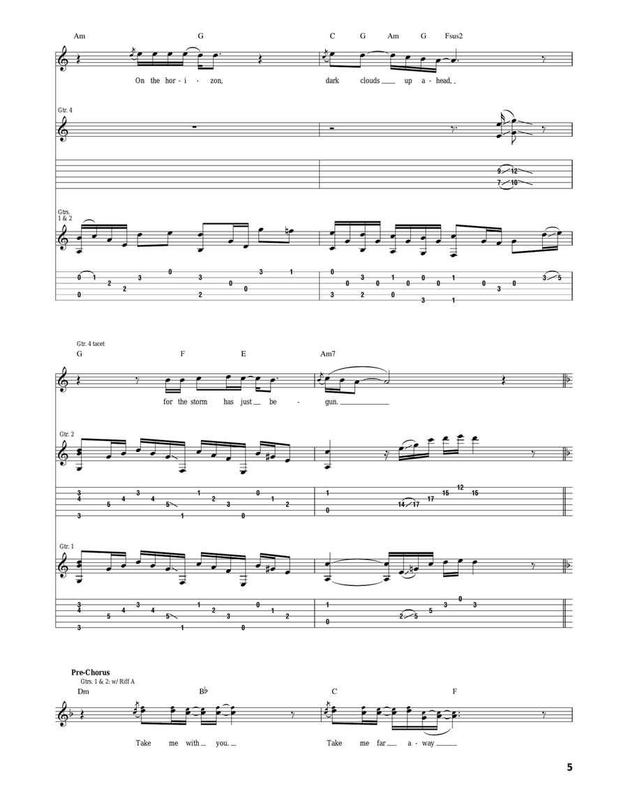 Sailing Ships Sailing Ships Acoustic Guitar scores gallery preview page 5