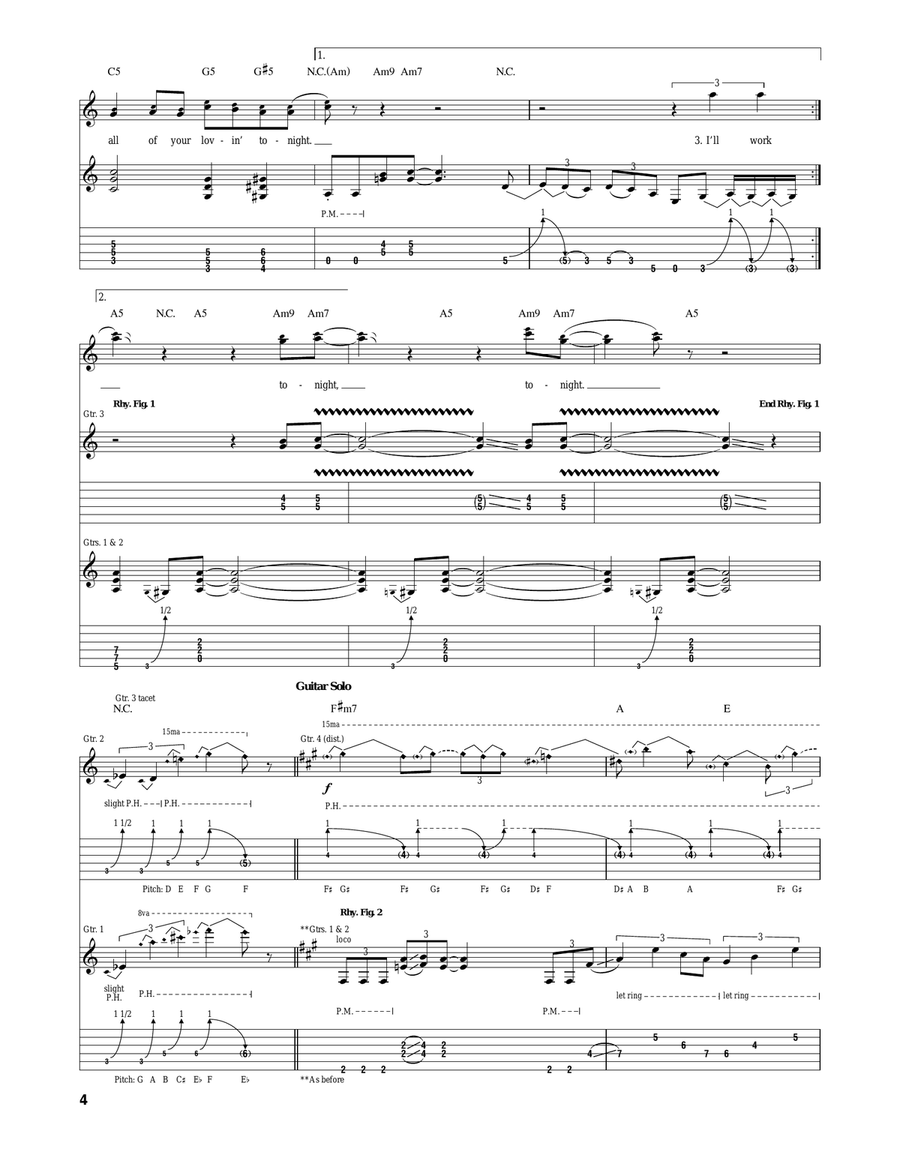 Give Me All Your Love Give Me All Your Love Acoustic Guitar scores gallery preview page 4