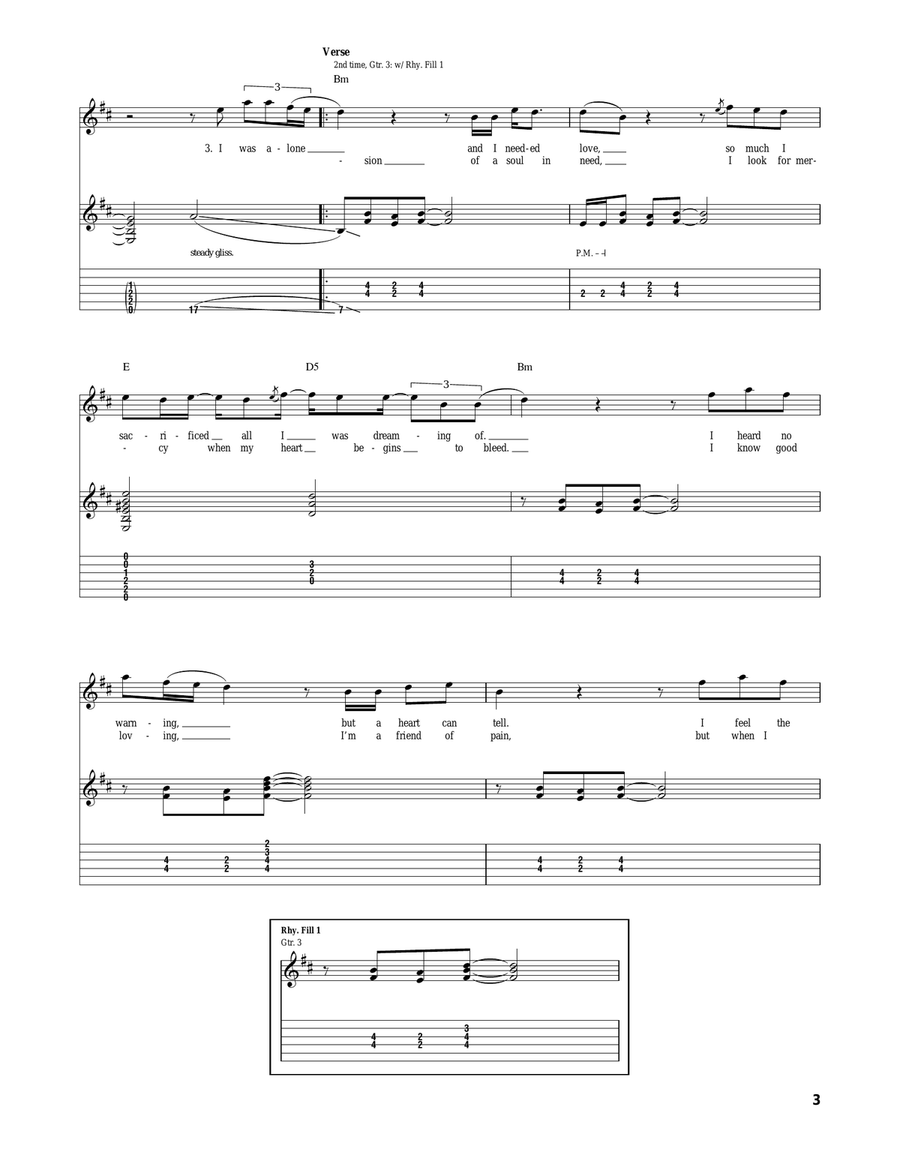 Love Ain't No Stranger Love Ain't No Stranger Acoustic Guitar scores gallery preview page 3