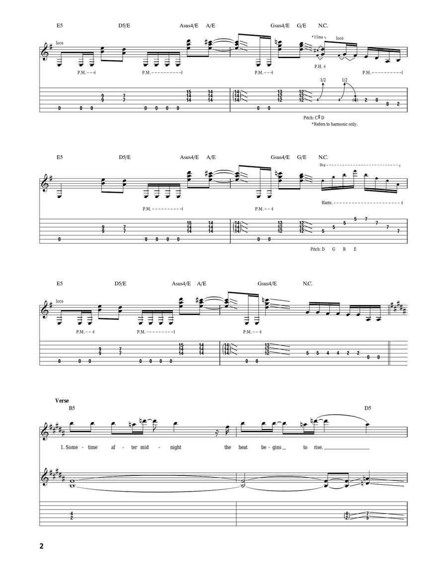 Slip Of The Tongue Slip Of The Tongue Acoustic Guitar scores gallery preview page 2