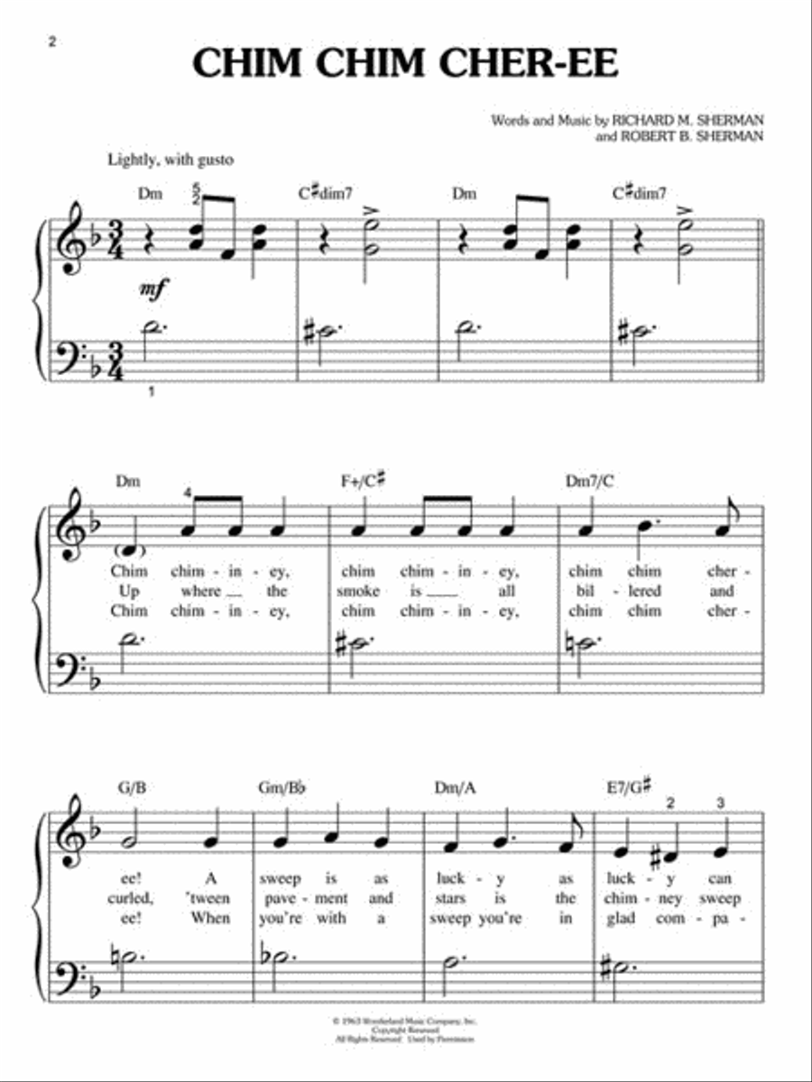 Mary Poppins Mary Poppins Voice scores gallery preview page 2