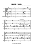 Plaisir d'Amour (The Pleasure of Love)- Score - Easy String Quartet Wedding Music