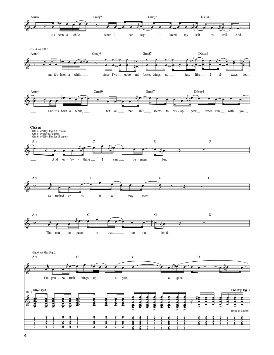 It's Been Awhile It's Been Awhile Acoustic Guitar scores gallery preview page 4