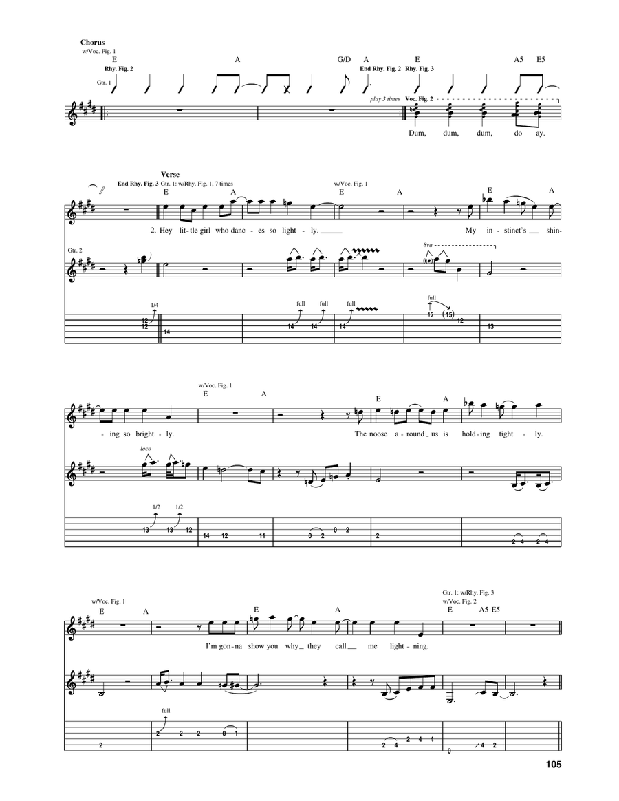 Call Me Lightning Call Me Lightning Acoustic Guitar scores gallery preview page 2