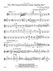 The 25th Annual Putnam County Spelling Bee,™ Selections from: 1st Violin
