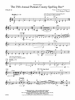The 25th Annual Putnam County Spelling Bee,™ Selections from: 2nd Violin