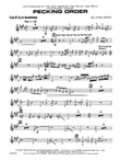 Pecking Order: 2nd E-flat Alto Saxophone