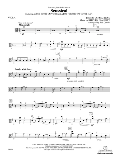 Seussical the Musical, Selections from: Viola