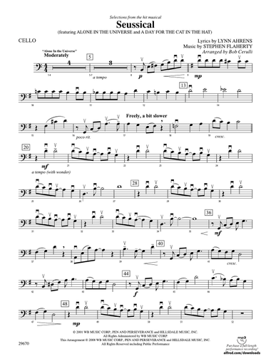 Seussical the Musical, Selections from: Cello