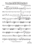 Harry Potter and the Order of the Phoenix, Concert Suite from: Cello