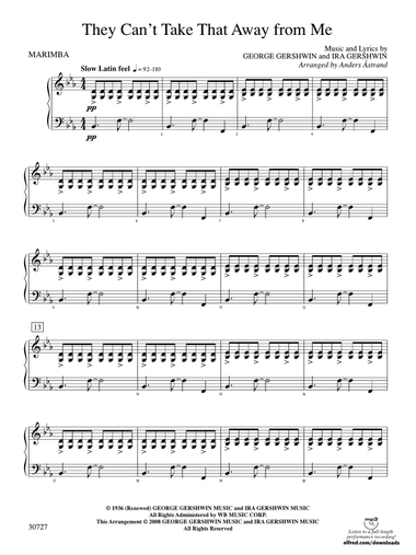 The Gershwin Mallet Collection: 3rd Mallet Percussion