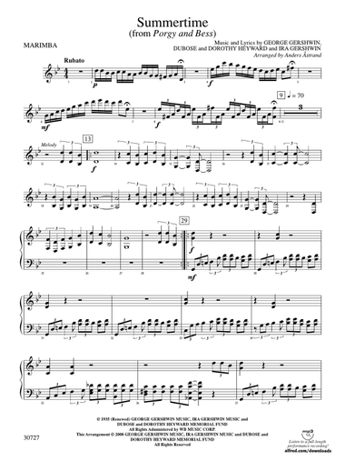 The Gershwin Mallet Collection: Mallet Percussion 4