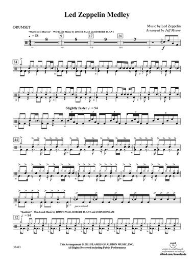 Led Zeppelin Medley: Drums
