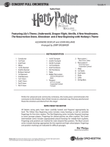 Harry Potter and the Deathly Hallows, Part 2, Suite from: Score