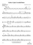 Zydeco Cajun Crawdad Dance: 1st Percussion