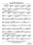 Teenage Dream / Super Bass: E-flat Alto Saxophone