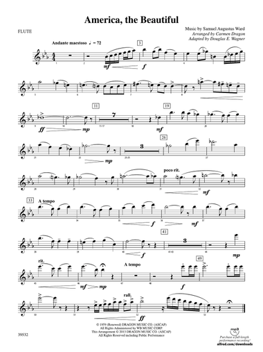 America, the Beautiful: Flute