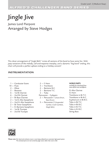 Jingle Jive: Score