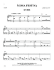 Missa Festiva: Harp
