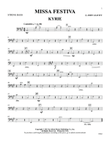 Missa Festiva: String Bass