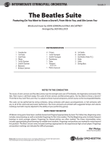 The Beatles Suite: Score