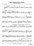 The Complete Harry Potter: 3rd B-flat Trumpet mini preview