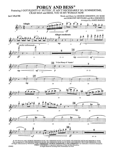 Porgy and Bess® (Medley): Flute