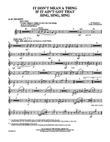 It Don't Mean a Thing If It Ain't Got That Sing, Sing, Sing: 1st B-flat Trumpet