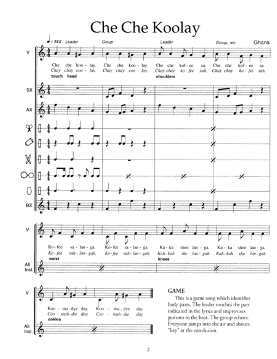 One World, Many Voices Unison Choir scores gallery preview page 4