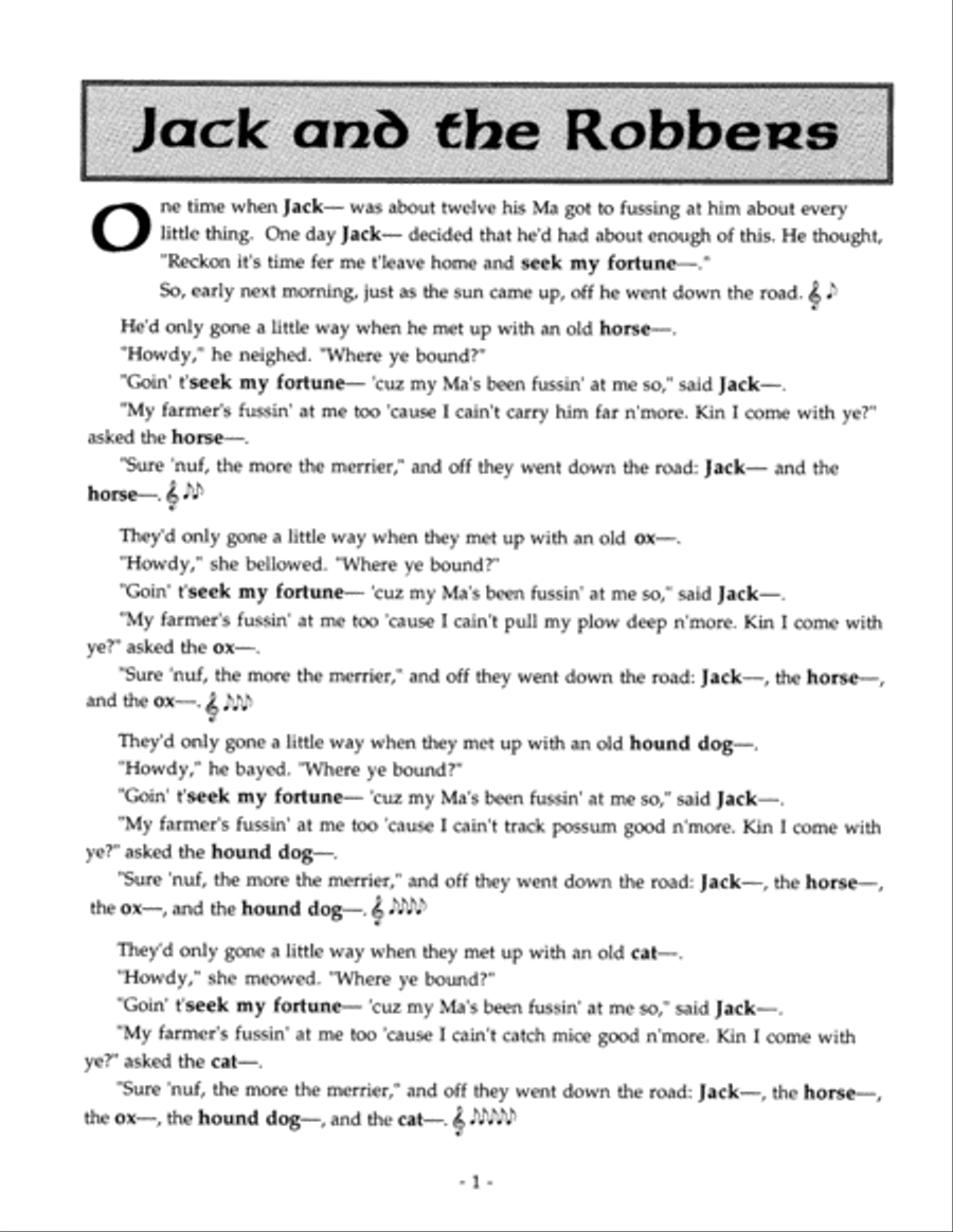 Once Upon a Mountain Tale Unison Choir scores gallery preview page 3