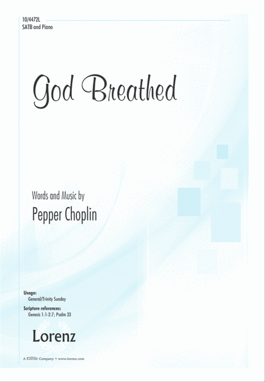 God Breathed God Breathed 4-Part scores gallery preview page 2