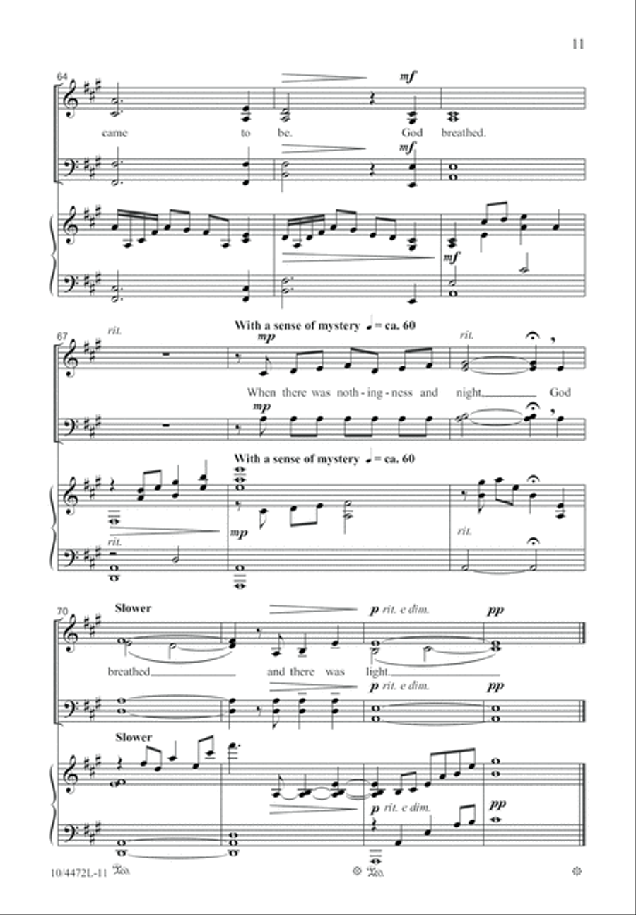 God Breathed God Breathed 4-Part scores gallery preview page 12