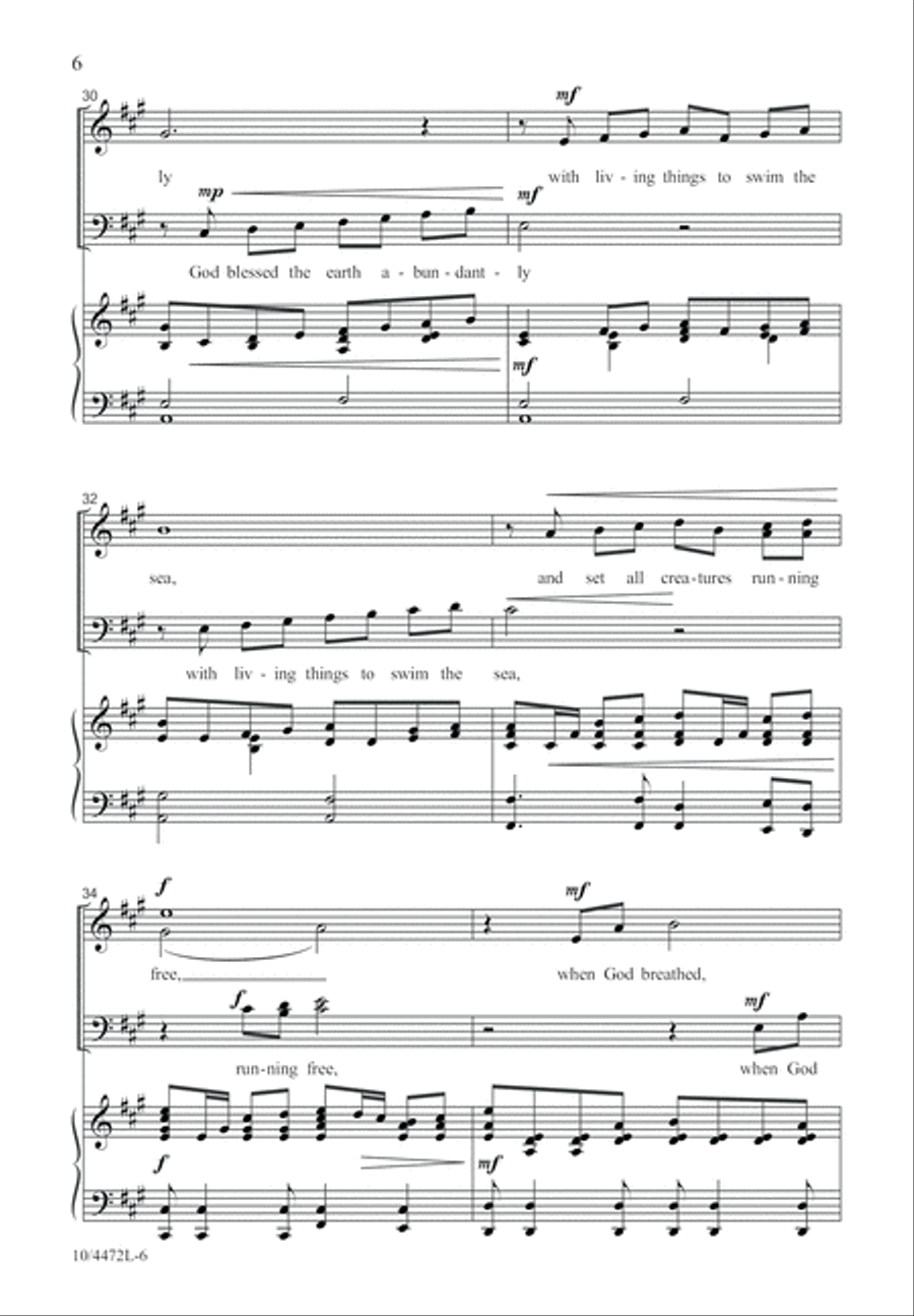God Breathed God Breathed 4-Part scores gallery preview page 7