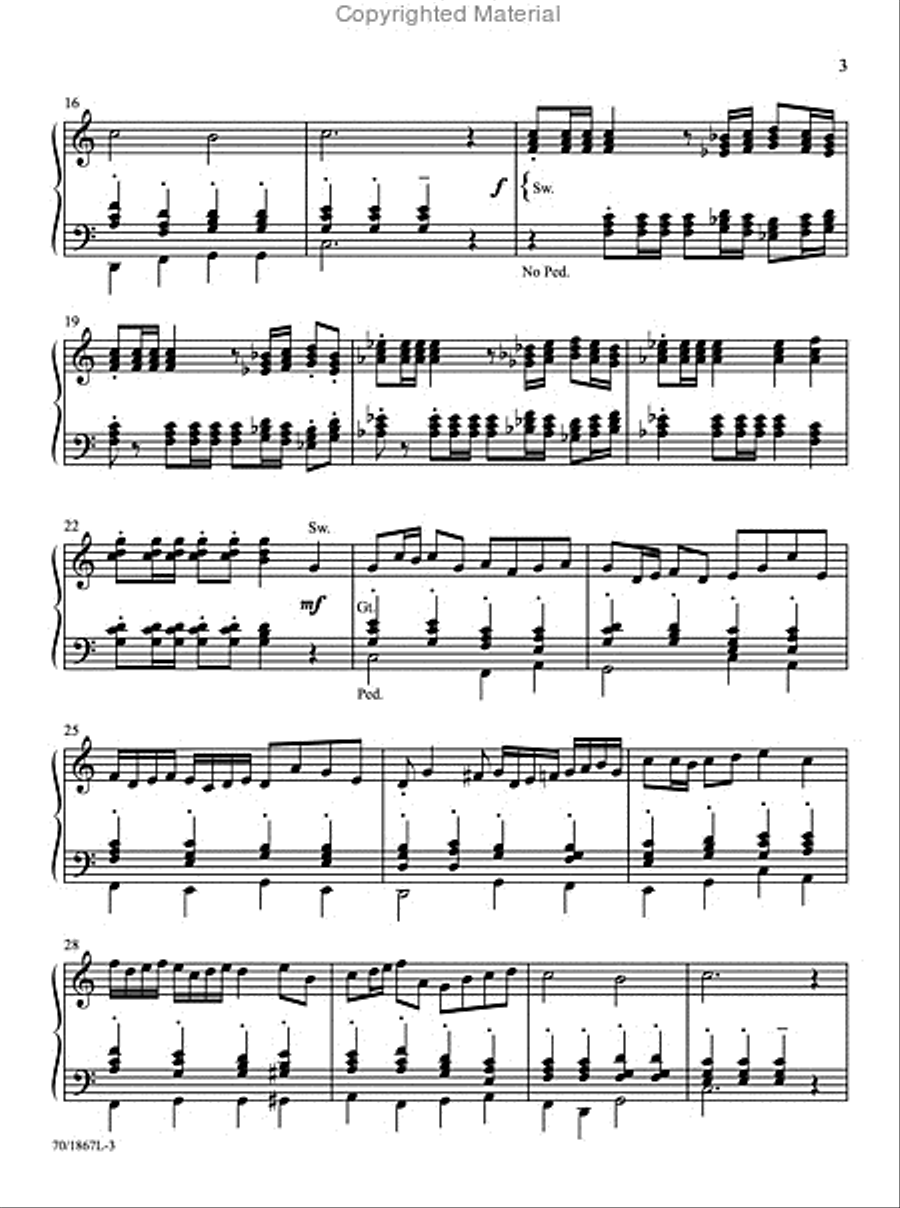 Easy Organ Library, Vol. 55 Organ Solo scores gallery preview page 3