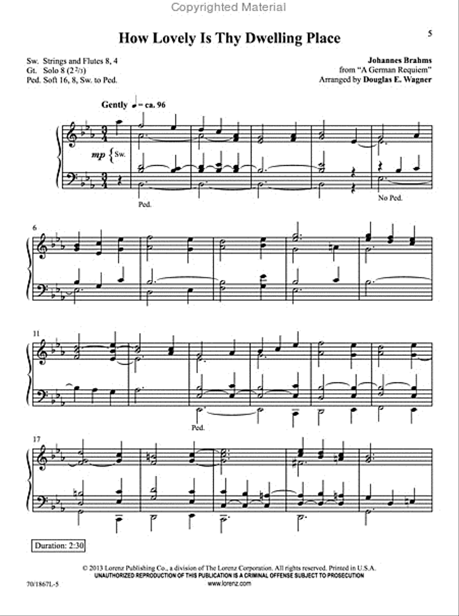 Easy Organ Library, Vol. 55 Organ Solo scores gallery preview page 4