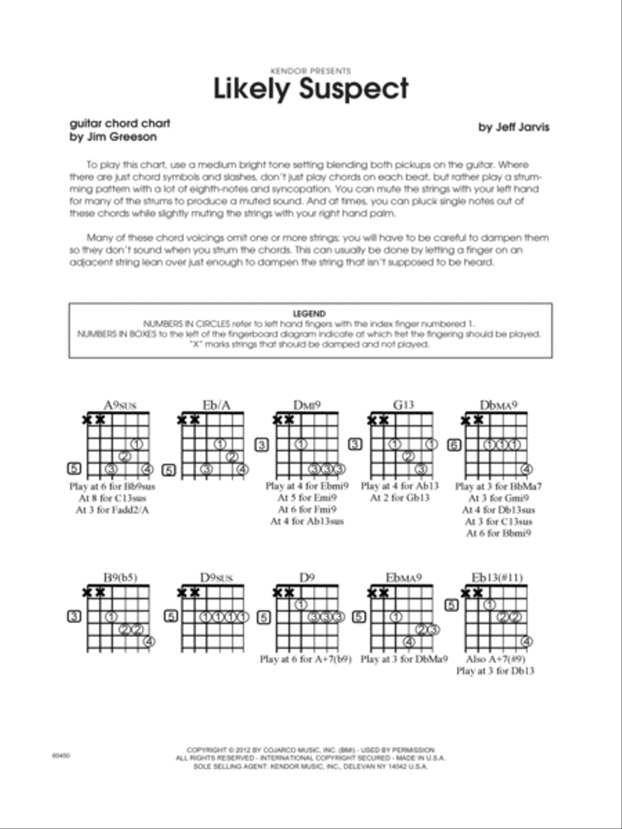 Likely Suspect - Guitar Electric Guitar scores gallery preview page 1
