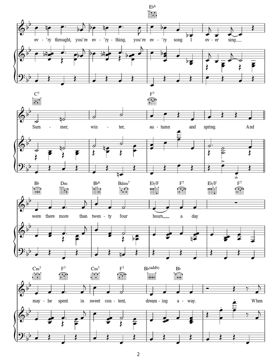 All I Do Is Dream Of You All I Do Is Dream Of You Guitar scores gallery preview page 2