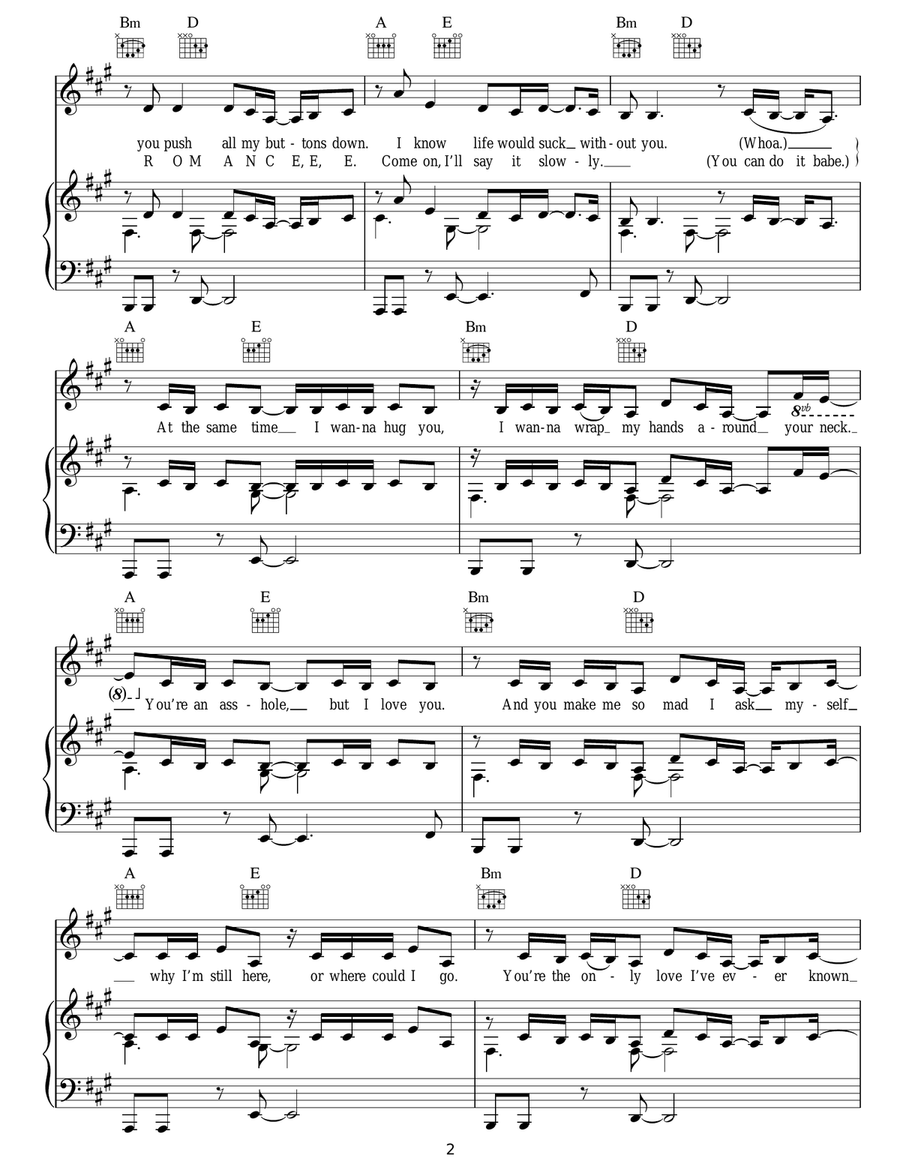 True Love True Love Acoustic Guitar scores gallery preview page 2