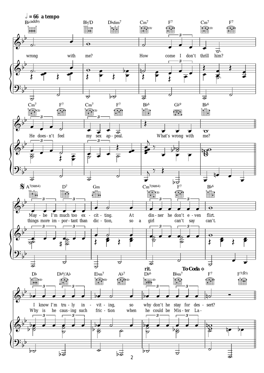What's Wrong With Me? Guitar scores gallery preview page 2