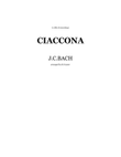 Bach-Vayner, Chaconne for string quartet ( or chamber orchestra)