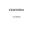 Bach-Vayner, Chaconne for string quartet , cello