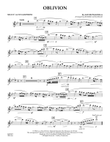 Oblivion - Eb Alto Saxophone Solo